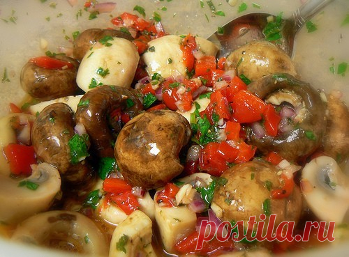 Блюда из шампиньонов или грибное наслаждение круглый год / Простые рецепты