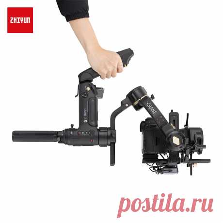 Zhiyun official crane 3s 2.4g wifi bluetooth 5.0 payload 6.5kg 3-axis handheld dslr video camera gimbal stabilizer with smartsling handle Sale - Banggood.com