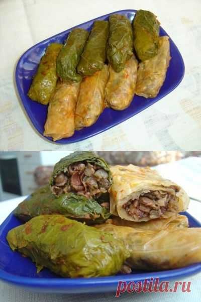 Пасуц Толма с бобовыми (Армянское постное блюдо!) : Вегетарианская и постная кухня