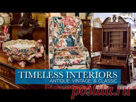 CLASSIC LUXURY ♥️ Antiques Vintage Furniture Decor Elegant Shop Tour 2023 Home Interior Design Ideas