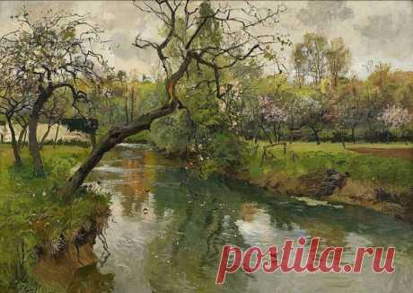 Течёт река. Картины художника Фрица Таулова (Frits Thaulow)