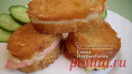 Хрустящие горячие бутерброды - рецепт пошаговый с фото