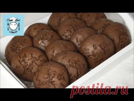 Шоколадное печенье с кусочками шоколада