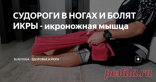СУДОРОГИ В НОГАХ И БОЛЯТ ИКРЫ - икроножная мышца Героем этой публикации будет икроножная мышца, которая, поражаясь триггерными точками, может вызывать боль по задней поверхности бедра, коленного сустава, голени и в стопе, а также может являться причиной ночных судорог и перемежающей хромоты.

Ниже мы подробно разберём её анатомию, функции и лечебные упражнения, которыми можно самостоятельно помочь себе в домашних условиях.
