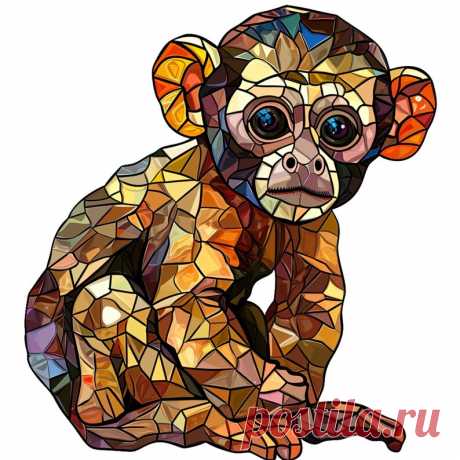 Calcomanía adhesiva para ventana con vidriera de mono capuchino, no requiere adhesivo, regalo reutilizable para ella y su hogar - Etsy Chile