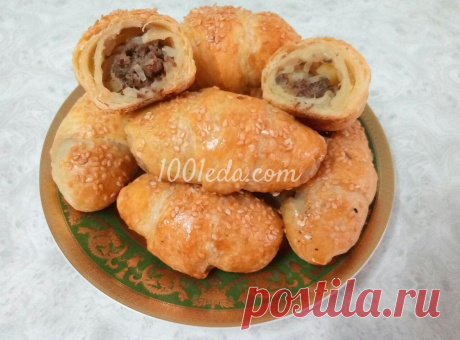 Самса на кефире - Пирожки в духовке от 1001 ЕДА