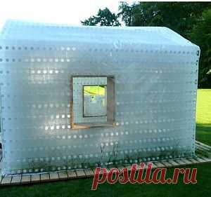 Теплица из пластиковых бутылок