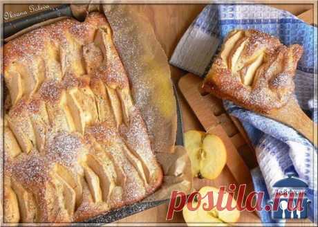 ОЧЕНЬ ПРОСТОЙ И ОЧЕНЬ ВКУСНЫЙ ЯБЛОЧНЫЙ ПИРОГ НА МОЛОКЕ