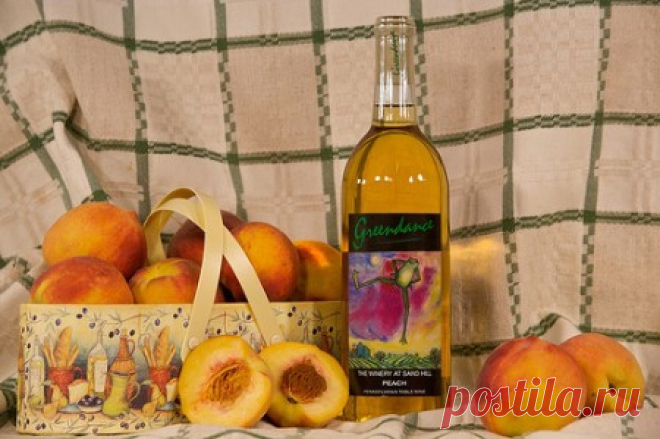 Персиковое вино - ароматное и вкусное! | Четыре вкуса