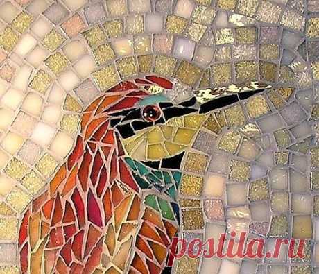 Bee-eater Detail | Painted glass, viterous glass | Judit Bozsár | Flickr