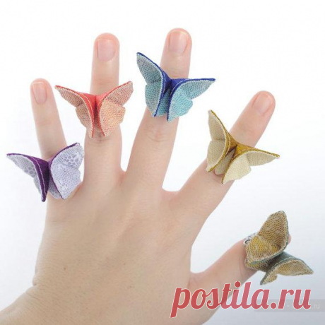 Бабочка из ткани. Мастеркласс по шитью