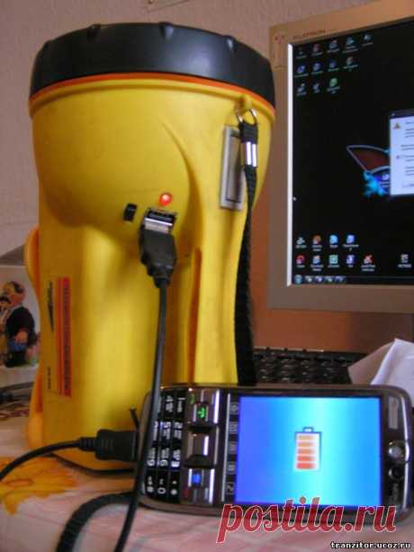 USB в фонарике - Для умелых рук