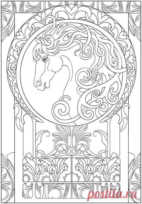 (24) Welcome to Dover Publications | Colouring pictures