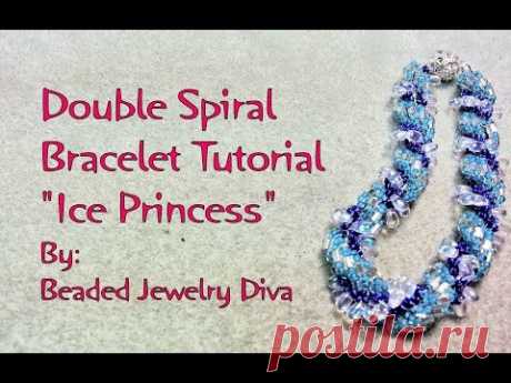 Double Spiral Bracelet Tutorial - Beaded Bracelet Tutorial