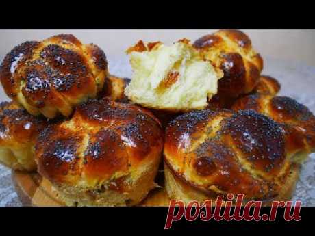 Бриоши с изюмом НЕЗАБЫВАЕМАЯ ВЫПЕЧКА Булочки мягкие 3-4 дня!!!!КАК ПУХ!!!