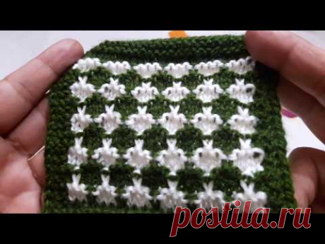 gkp=3 easy and simple two color kniting design