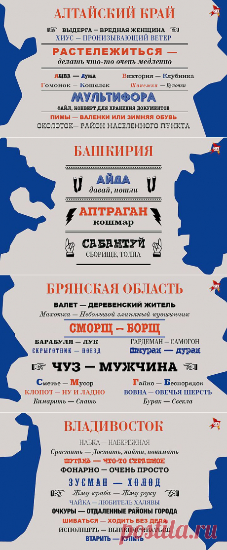150 региональных словечек, которые введут в ступор москвичей