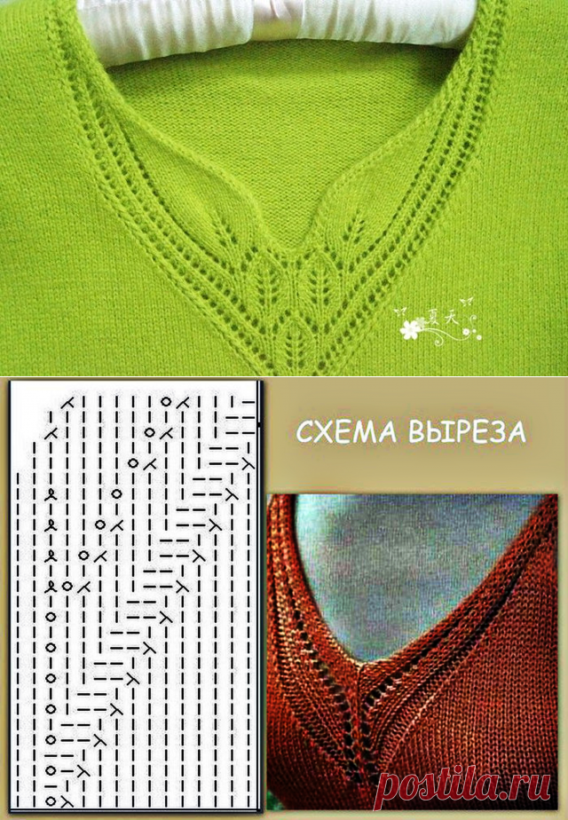 Правильное оформление горловины: вязание спицами — Сделай сам, идеи для творчества - DIY Ideas