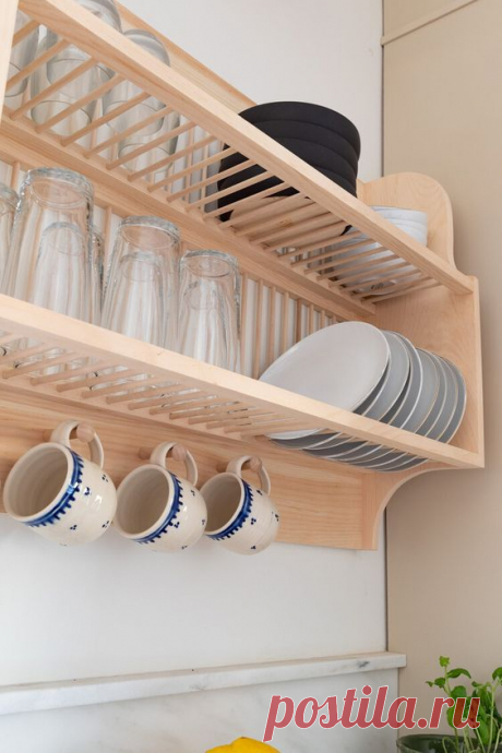 A Custom Plate Rack In The Kitchen! — The Gold Hive