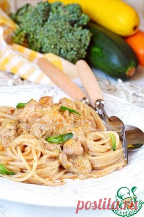 Куриное филе в кабачковом соусе - кулинарный рецепт