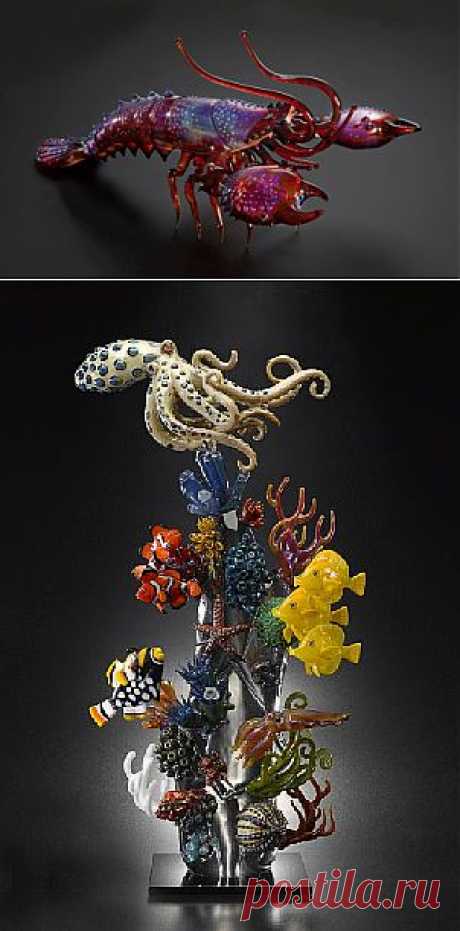 joe peters: underwater life as seen through the torch | Daily Art Muse