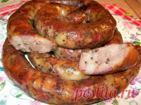 Домашняя колбаса из курицы