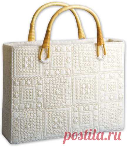 Женские сумки из пластиковой канвы - Домашний hand-made