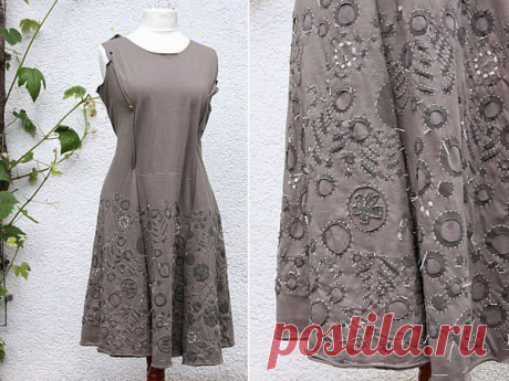 machwerk: Stoffspielereien: Alabama Chanin - ein Shirt und ein Rock