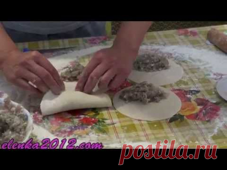 Как приготовить чебуреки с мясом, быстро, вкусно, просто - YouTube