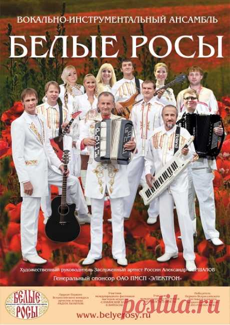 Вечернее кафе . Концерт ВИА &quot; Белые росы &quot; ( Новосибирск - Москва ) .