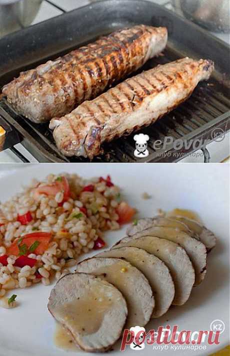 Свиная вырезка в горчичном маринаде — Рецепт приготовления с фото — Горячие блюда, Блюда из мяса