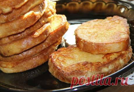 Рецепт сырных гренок от Вероники Крамарь.