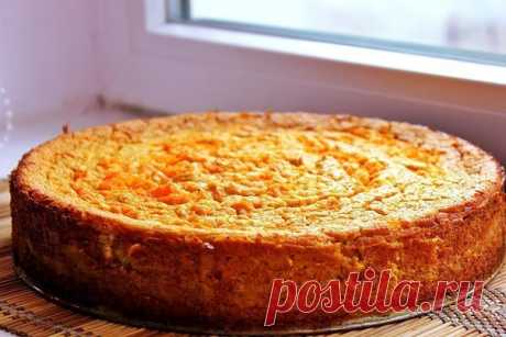 Морковный ПП-пирог