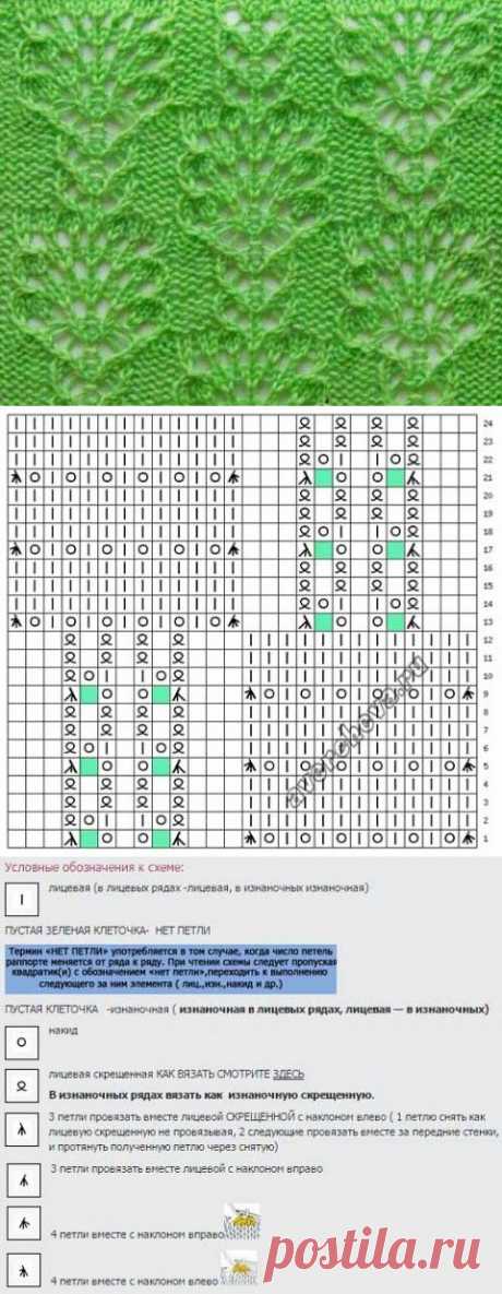 Ажурный узор &quot;Кустики&quot;