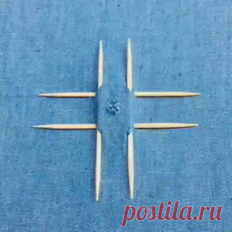 Штопаем дырочки красиво!