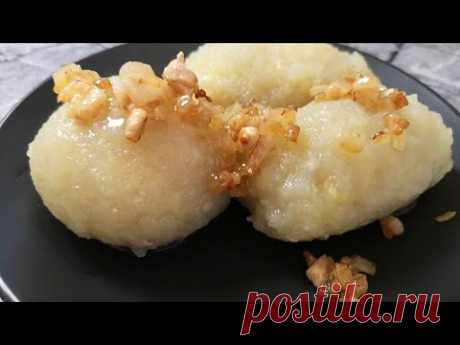 Литовские ЦЕППЕЛИНЫ-одно из наивкуснейших блюд в мире.Zeppelinas Hackfleischklöße.Zeppelin recipe.