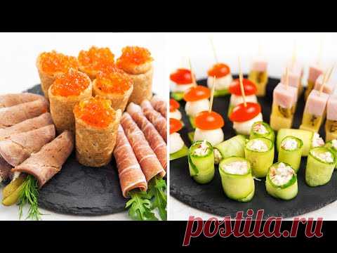 6 Лёгких ЗАКУСОК для ФУРШЕТНОГО СТОЛА - Закуски на ПРАЗДНИЧНЫЙ СТОЛ