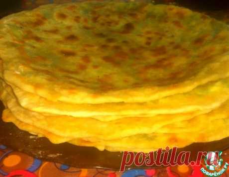 Заварные лепешки с сыром и зеленью – кулинарный рецепт