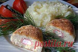 ЗРАЗЫ РЫБНЫЕ С КРАБОВЫМИ ПАЛОЧКАМИ |