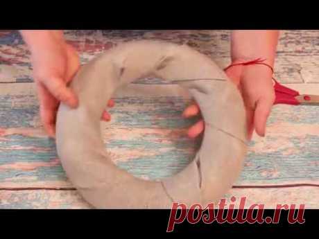 Основа для венка своими руками за 10 минут / DIY / Wreath base in 10 minutes