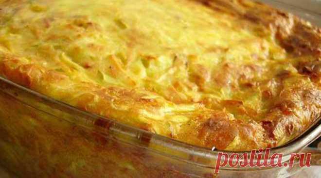Запеканка из кабачков. Домашние будут в восторге! Простой рецепт вкуснейшей запеканки!