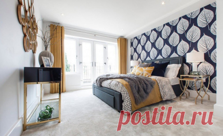 Как сделать акцентную стену в интерьере | Lavanda-decor | Яндекс Дзен