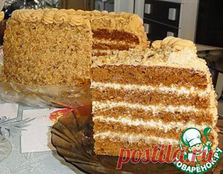 Медовый торт в мультиварке - кулинарный рецепт