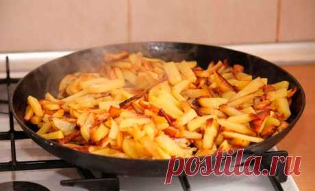 Не накрывать крышкой сковородку... 6 правил приготовления вкусной жареной картошки от опытных хозяек!