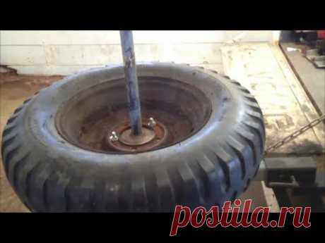 Manual Tire Changer: Willys Jeep Tire Tube Replace