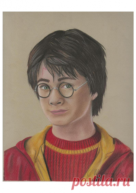 Harry Potter Drawing Print A4 CMcSparronArt | Etsy