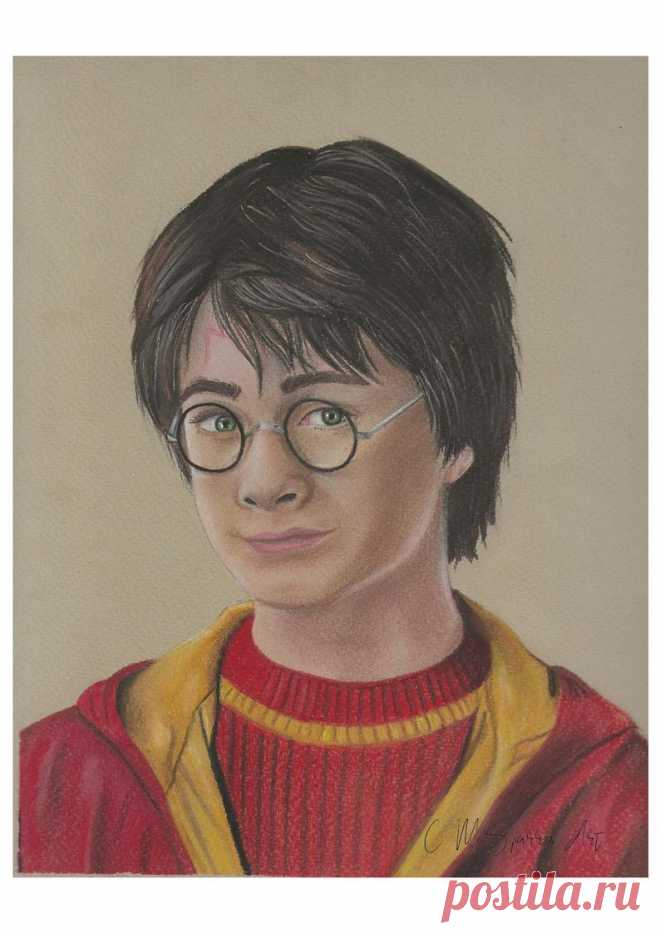 Harry Potter Drawing Print A4 CMcSparronArt | Etsy