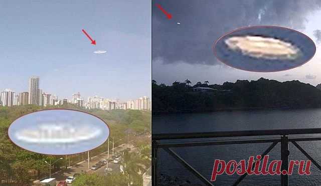 Два похожих НЛО сфотографировали над Бразилией и Сент-Люсией | Земля - Хроники жизни