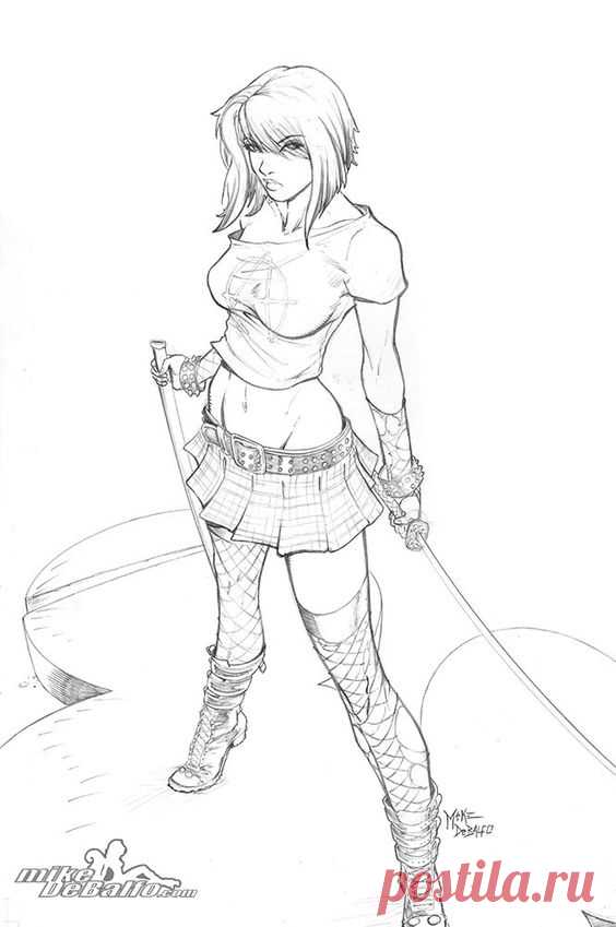Shadow Clan - Wondercon by SquirrelShaver.deviantart.com on @deviantART | line art