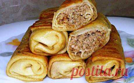 Блинчики с мясом